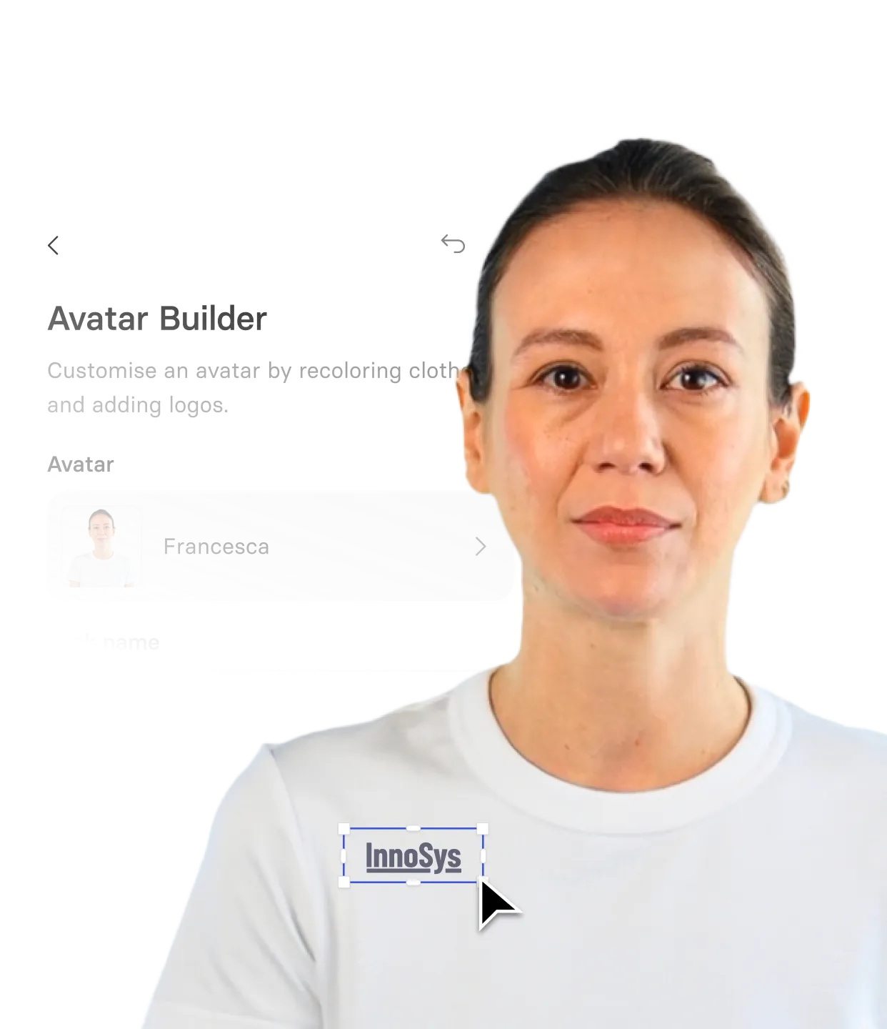 Avatar builder UI
