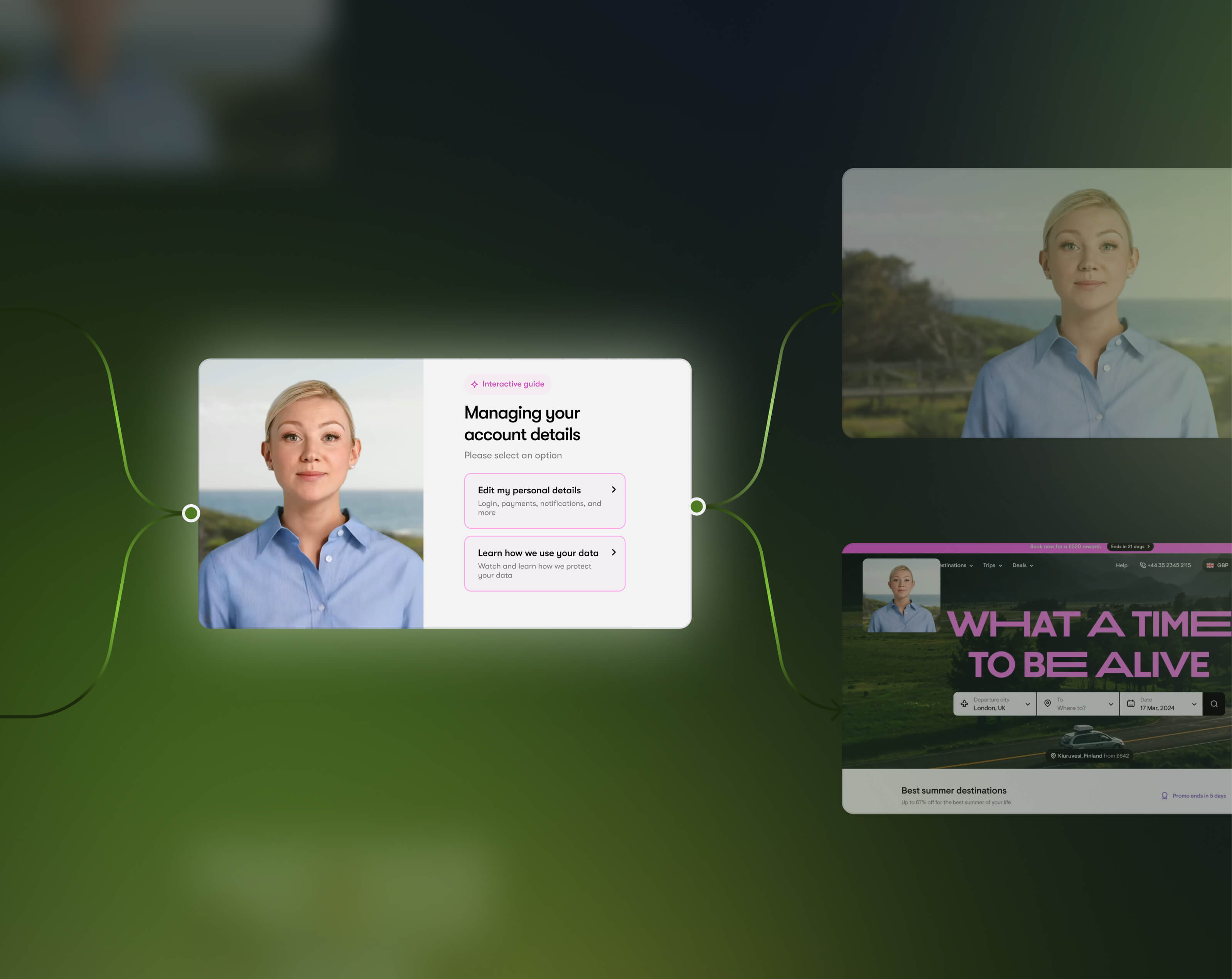 Synthesia feature: create branching scenarios