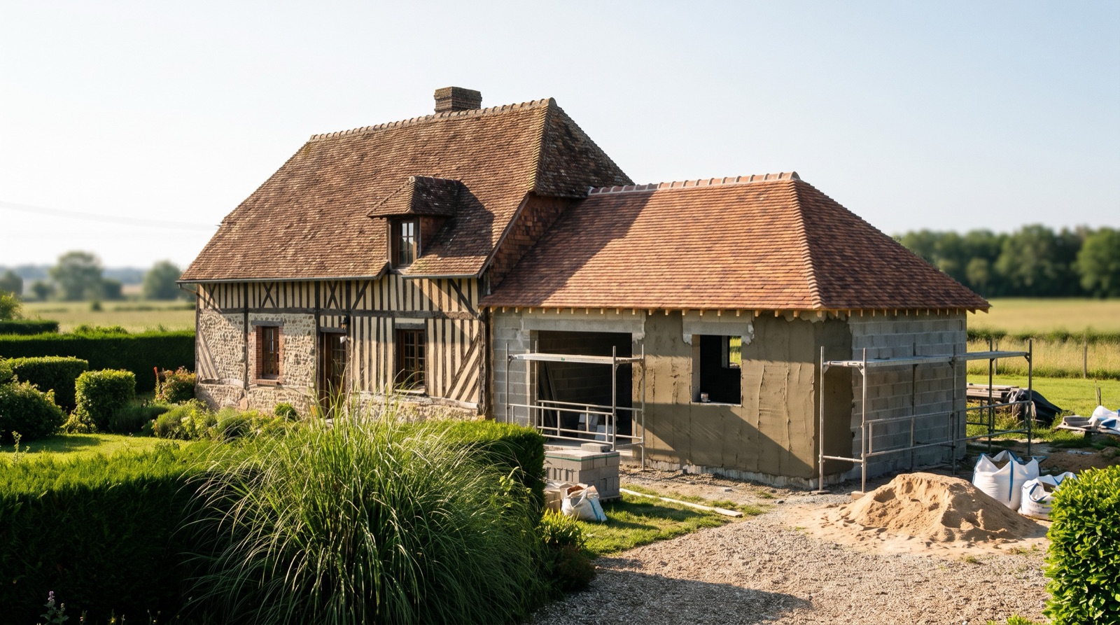 Agrandissement de maison dans l'Eure : extension, surélévation ou combles ?