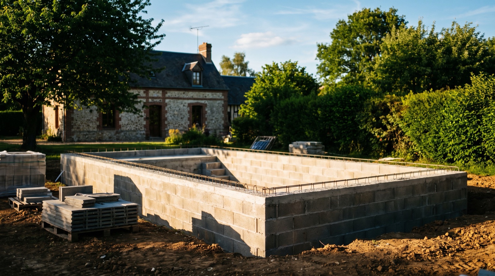 Construction de piscine dans l'Eure : ce qu'il faut prévoir avant de se lancer