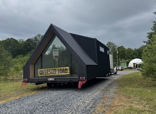 Zook A-frame delivered on truck — Oversize Load