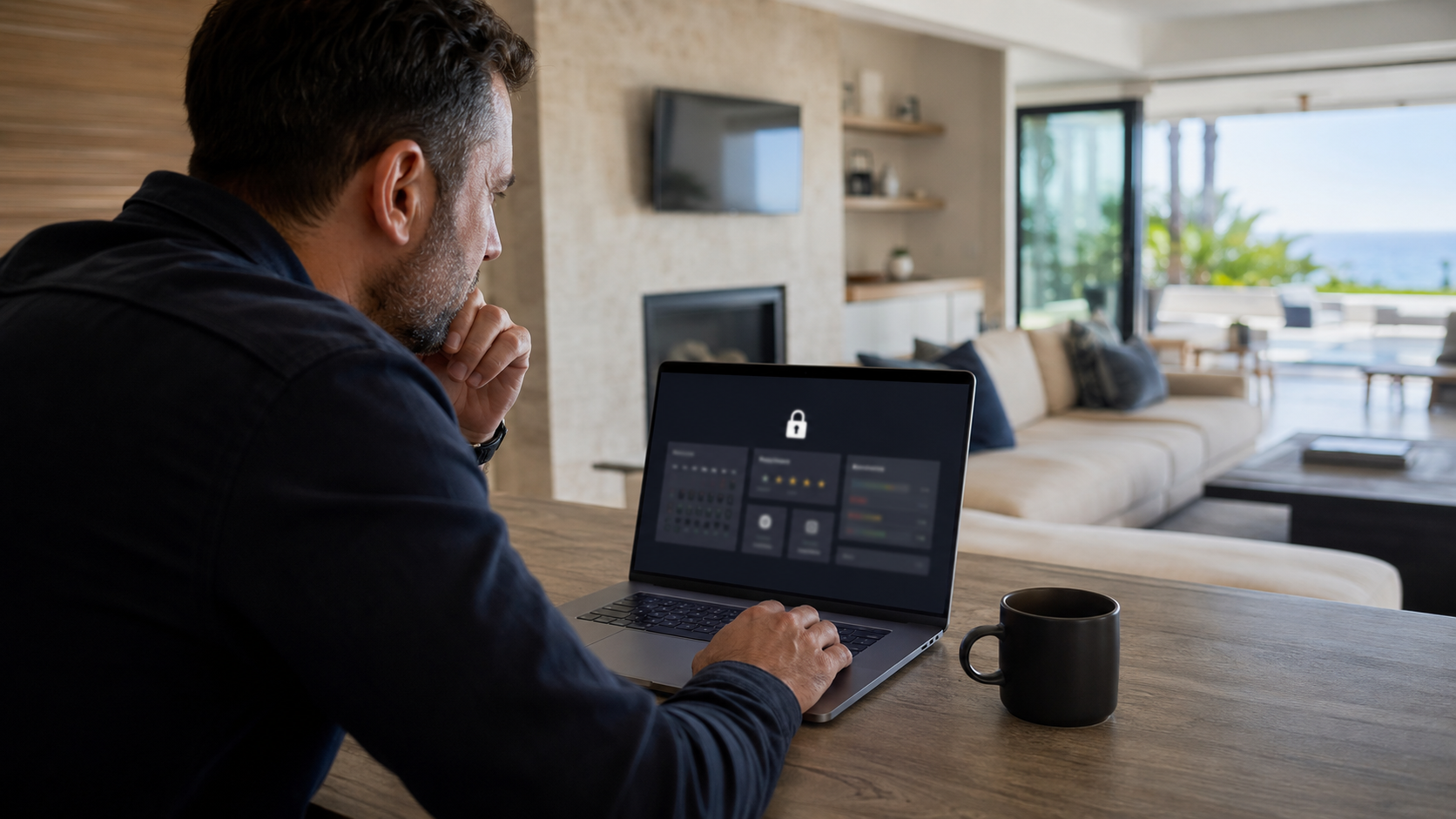 Host reviewing listing account access