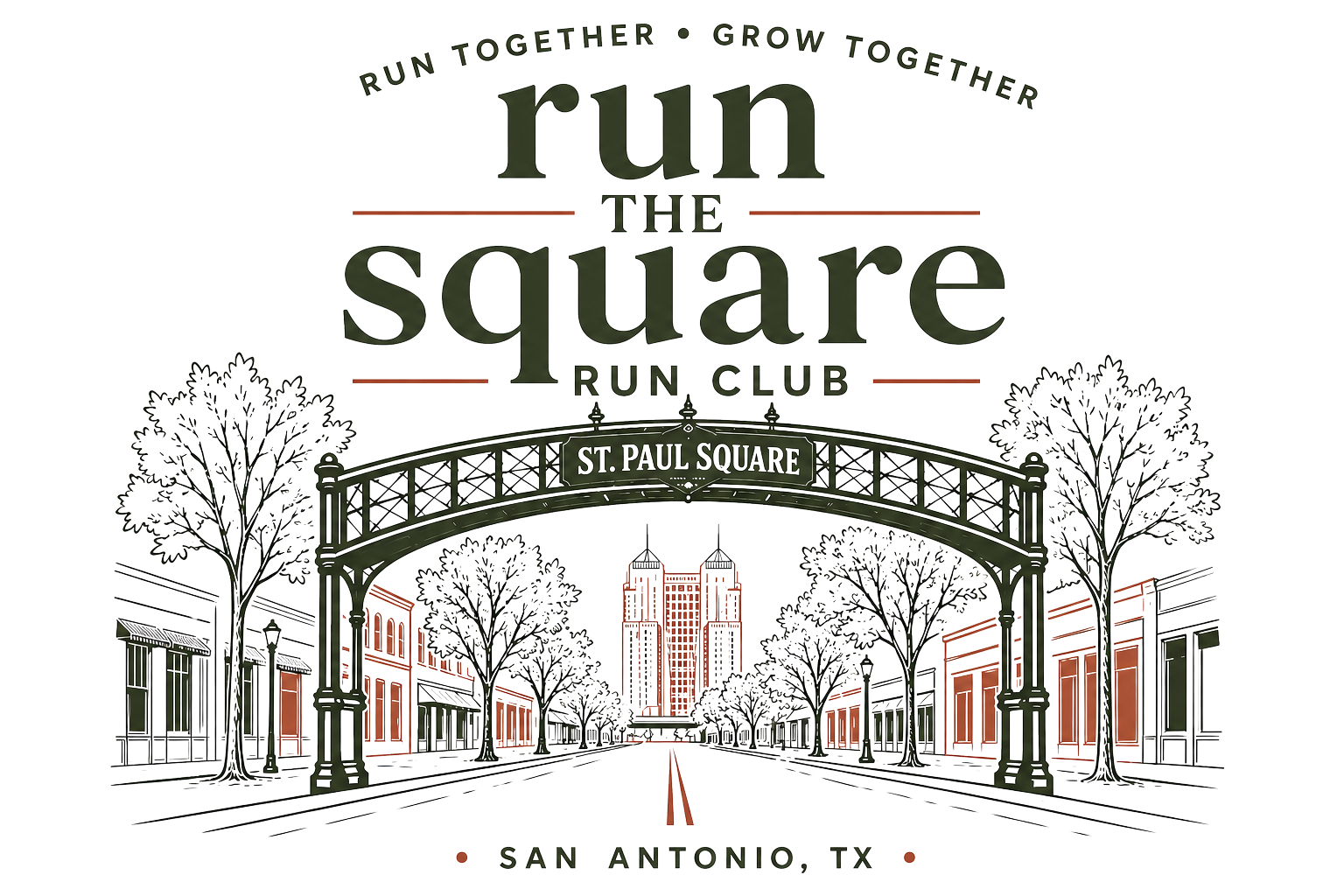 Run together • Grow Together
Run ate The Square Run Club
San Antonio, Tx