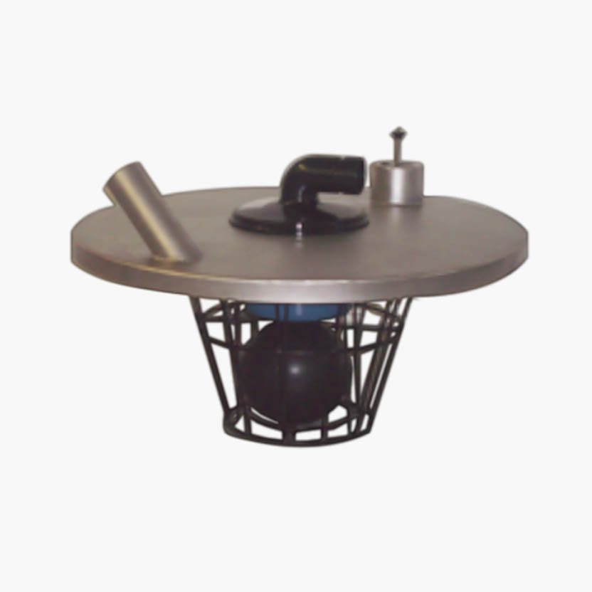 Air Powered Vacuum Transfer Lid - 30 gallon