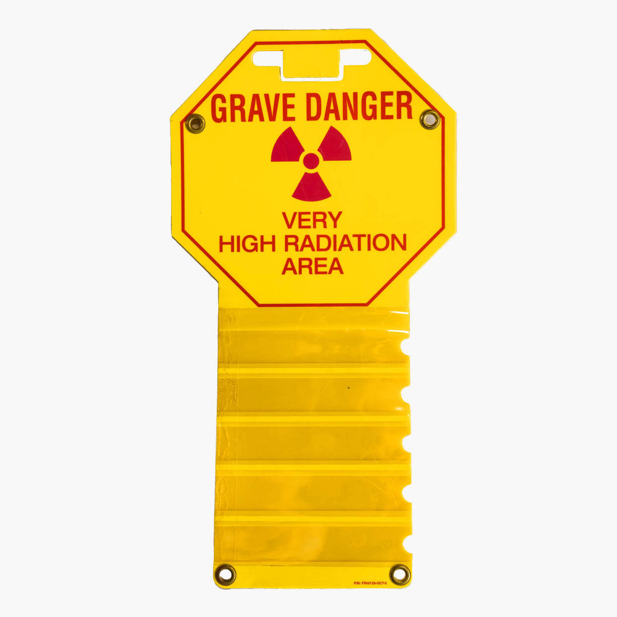 Octagon Grave Danger Sign