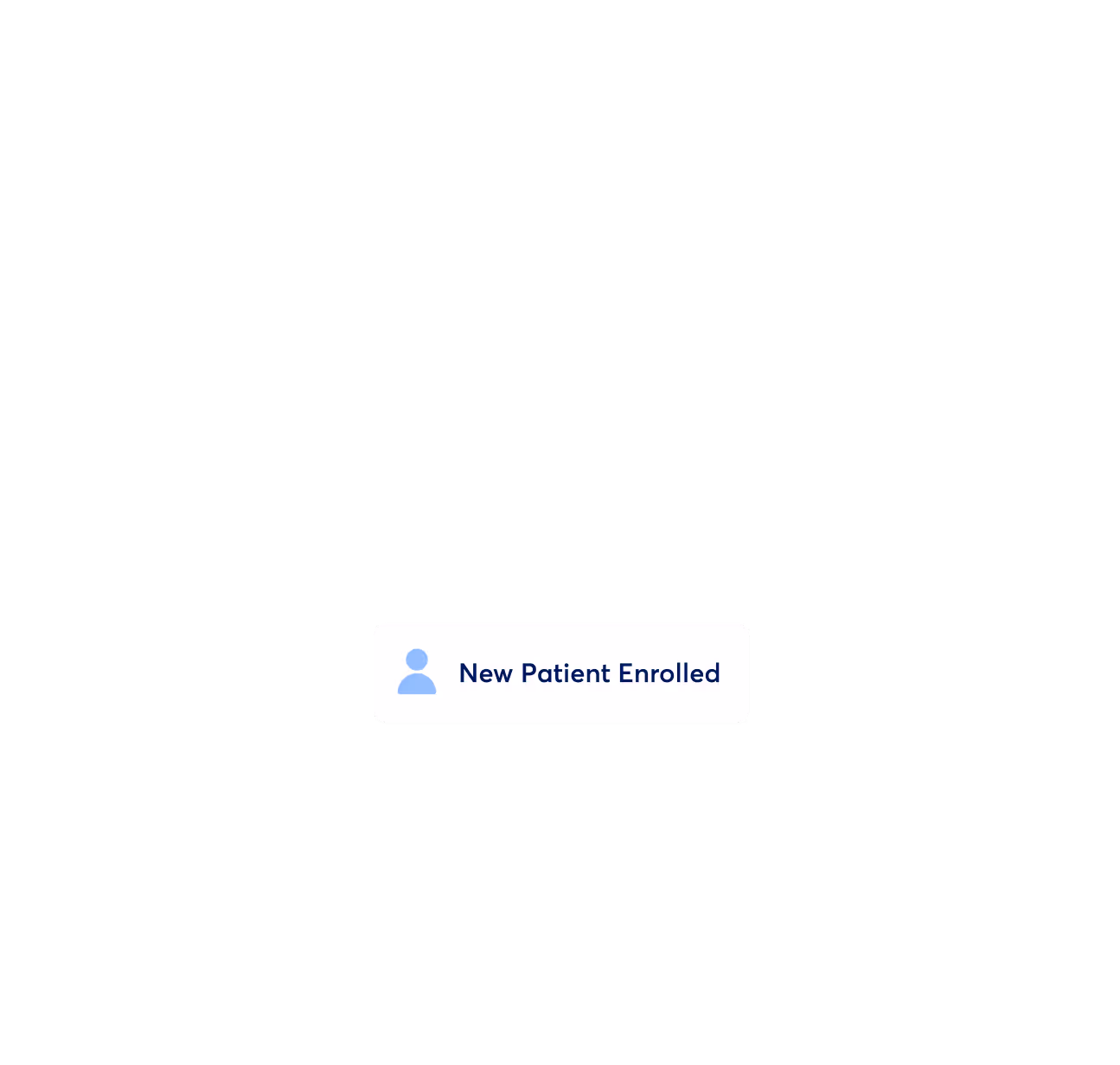 AI Patient Journey new patient enrolled