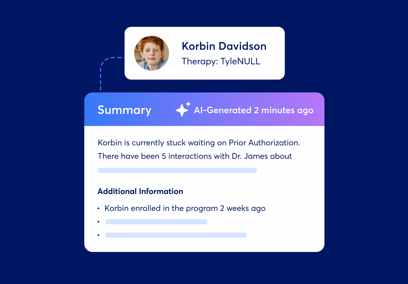 Ai Generated patient summary
