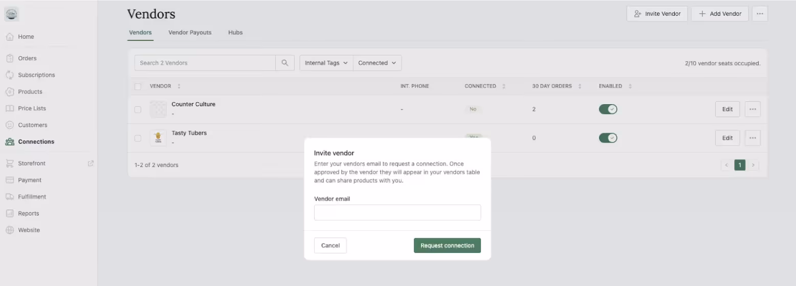 Local Line Invite Vendor