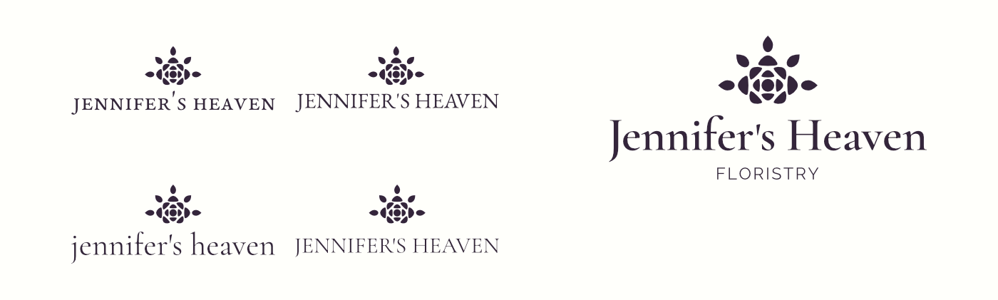 Concepts of font families to use for the logotype.