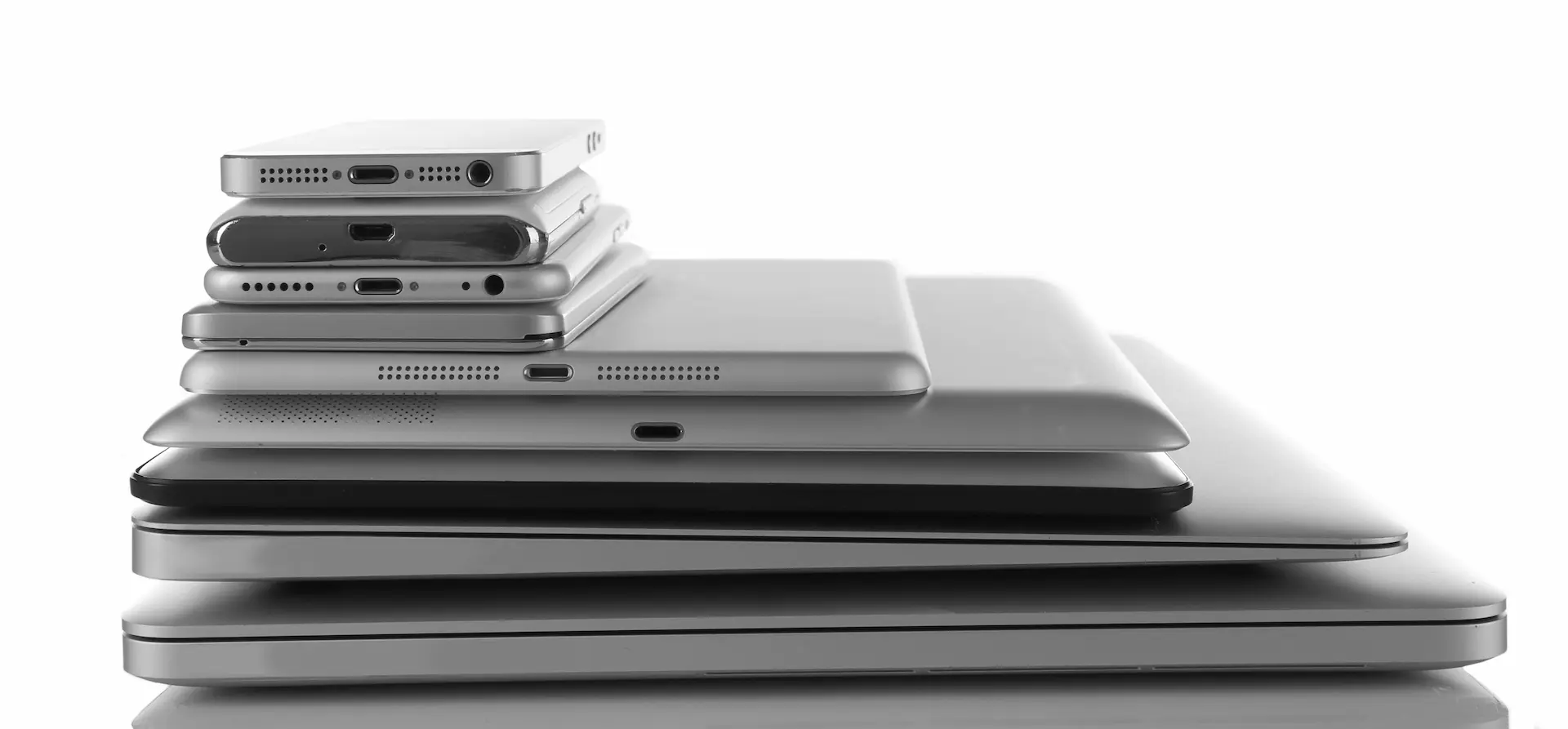 Laptops, tablets and phone devices