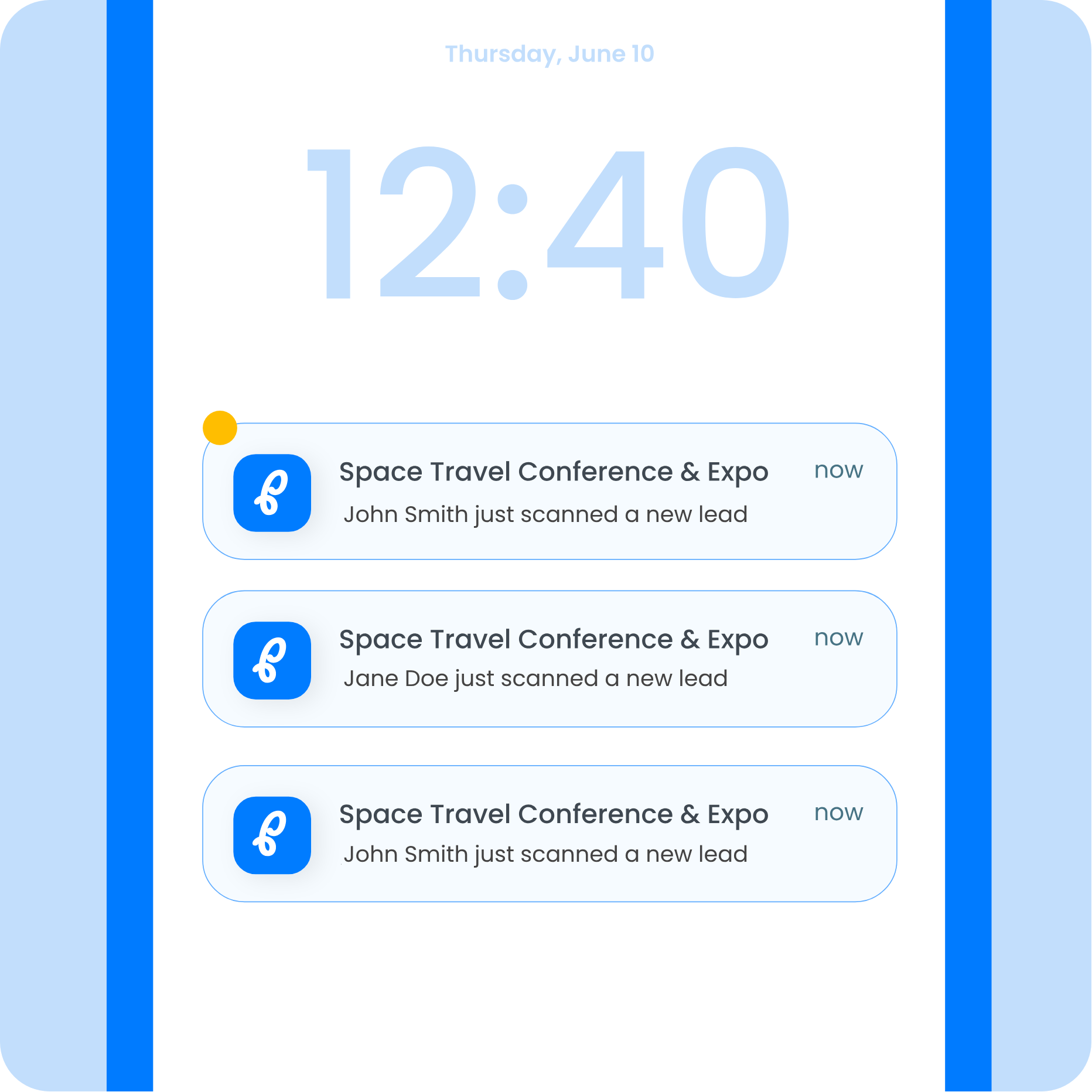 The send push notifications on PheedLoop Go, our event mobile app