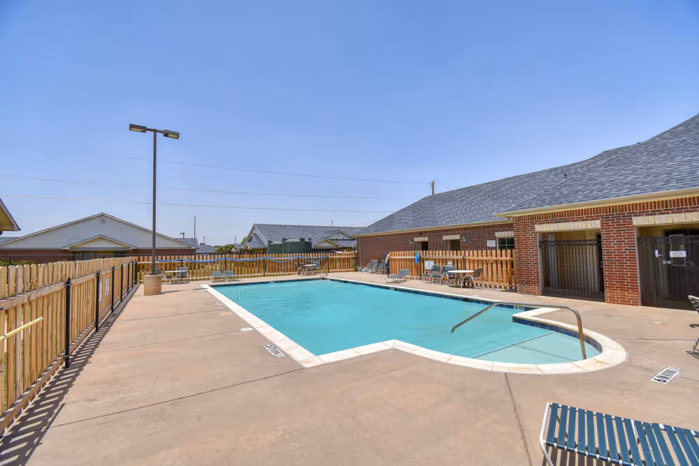 Pool and building exterior