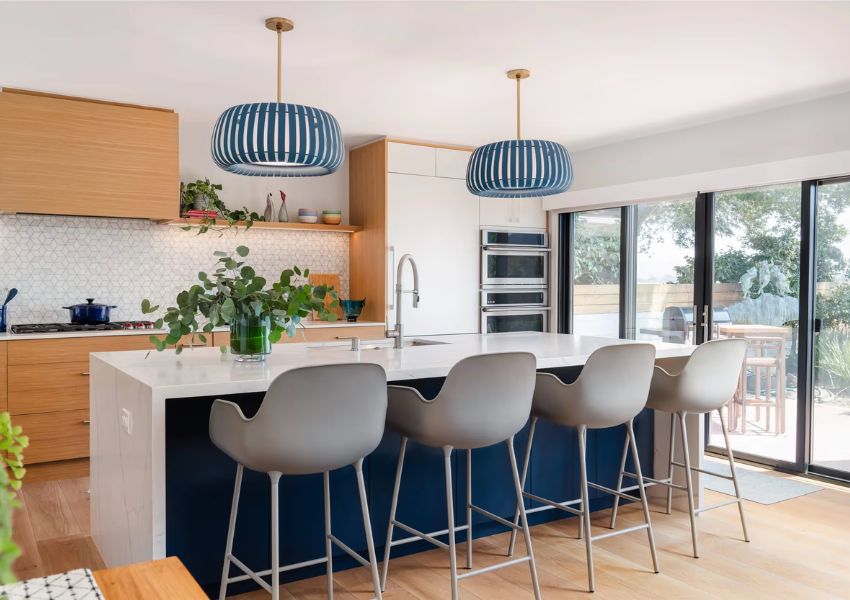 After kitchen remodel and open concept design