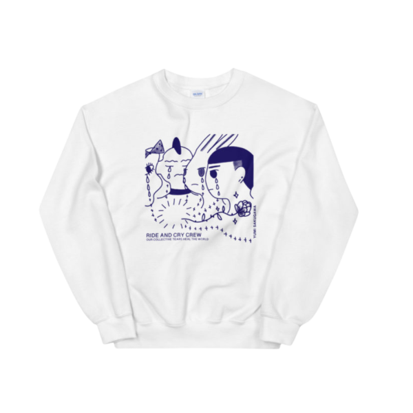 Image of Ride and Cry Crew Sweater from Yumi Sakugawa