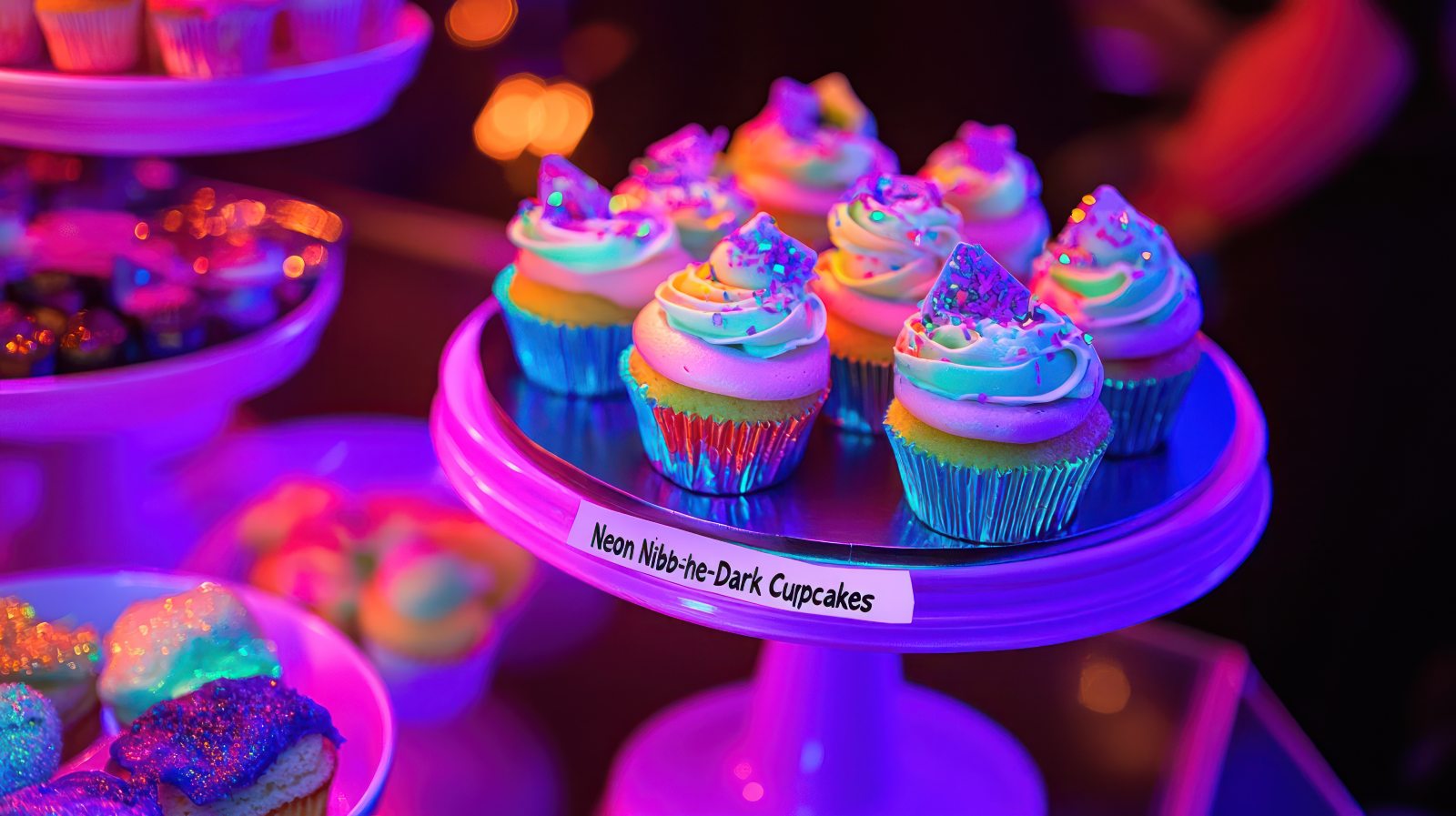 Neon Dessert Table