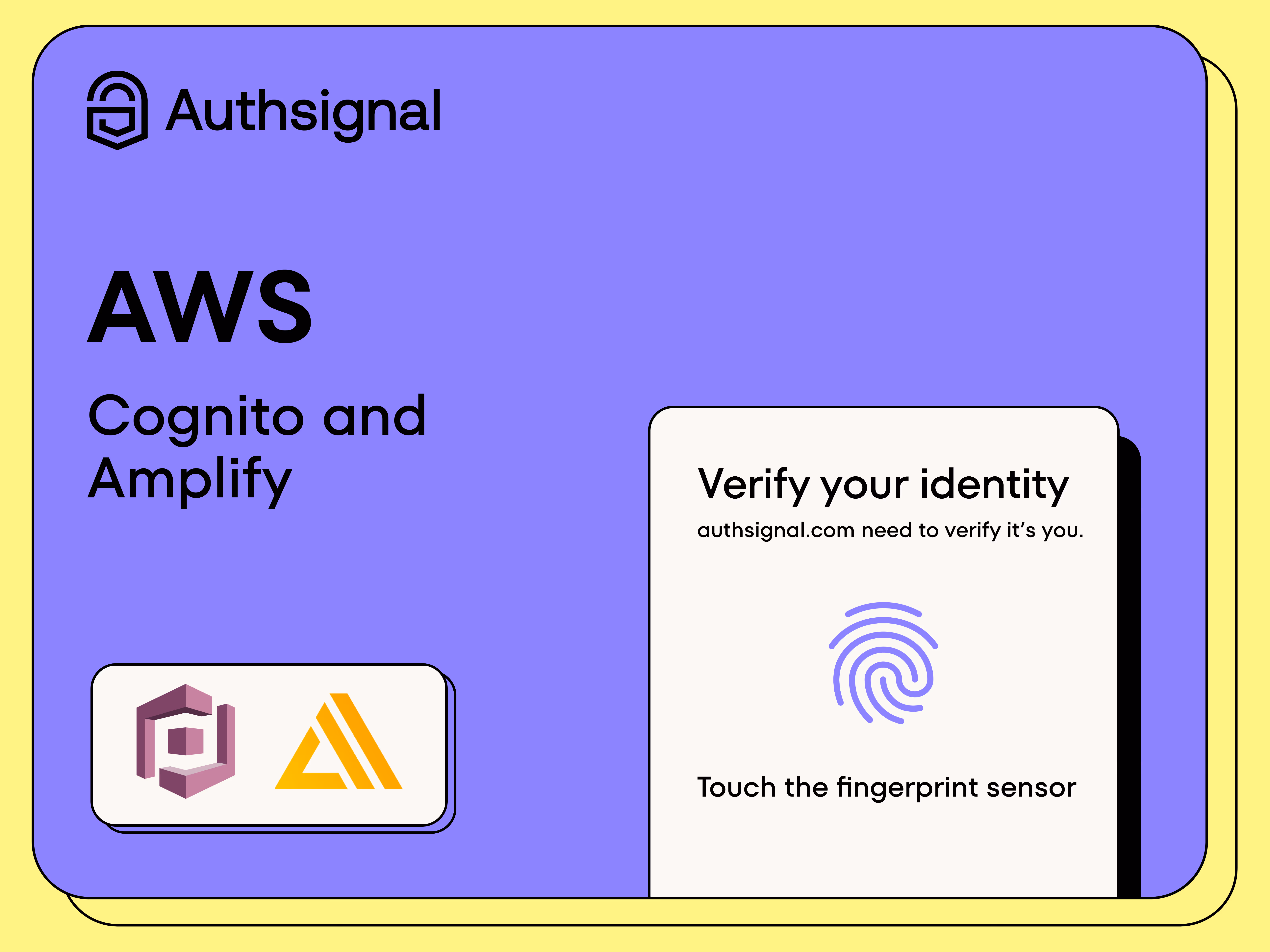 Add passkeys to AWS Cognito & Amplify with Authsignal