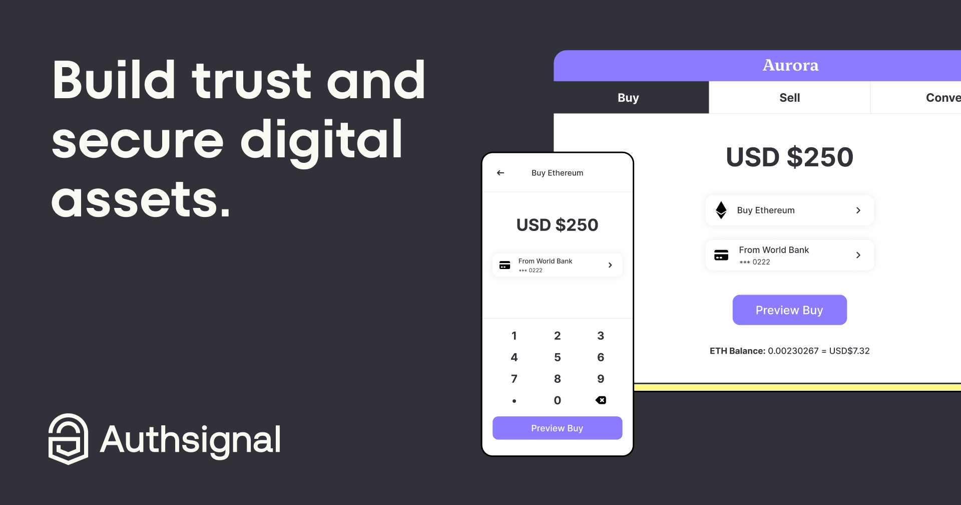 Integrate Passkeys & MFA for Crypto - Authsignal