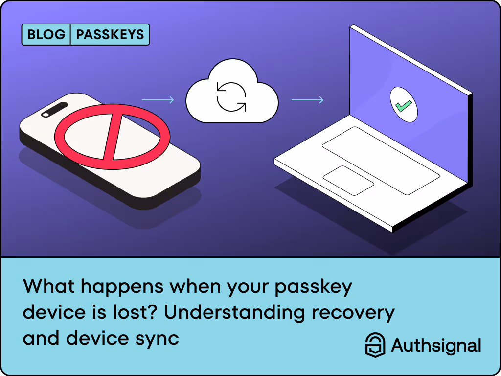 What happens when your passkey device is lost? Understanding recovery and device sync