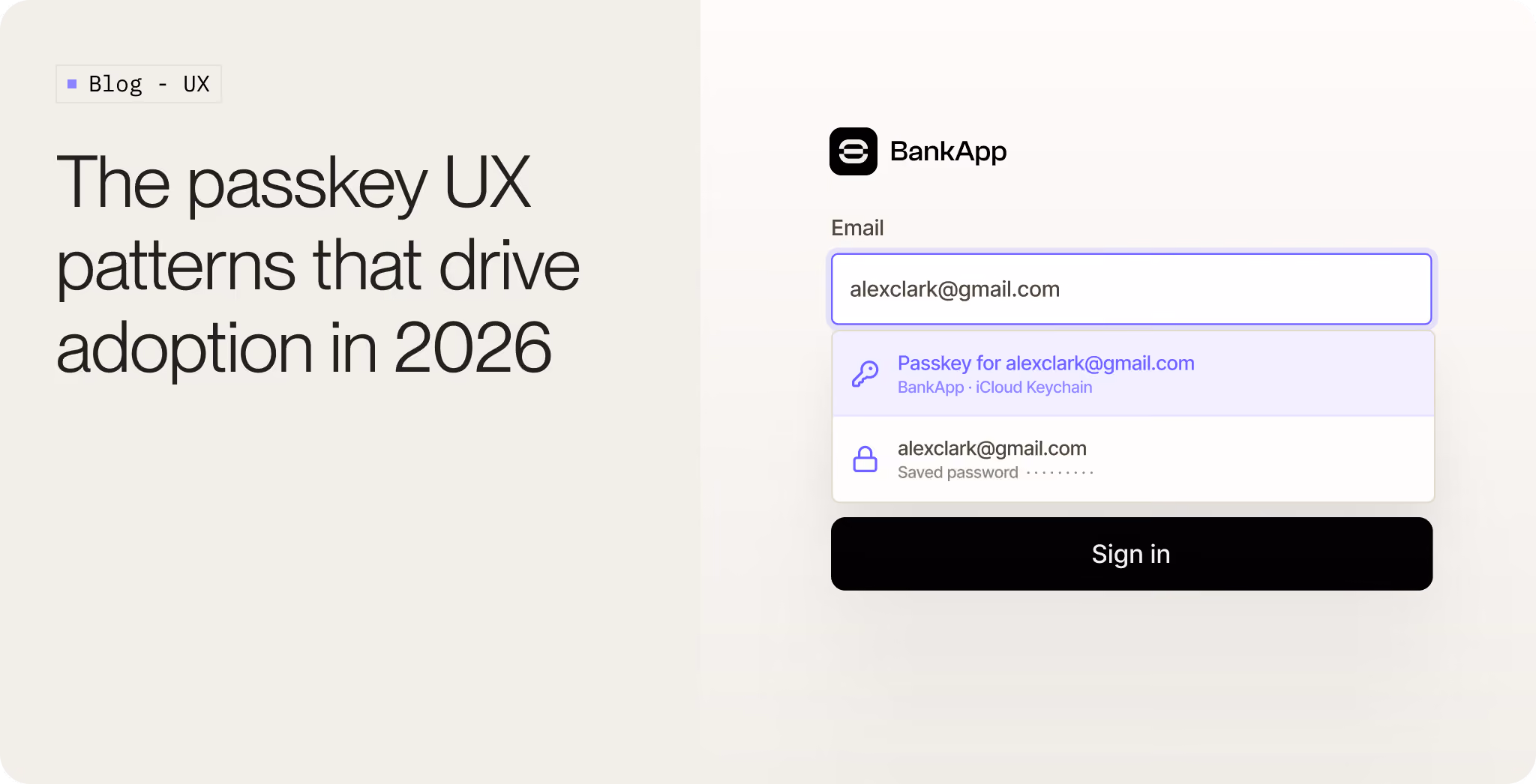 The passkey UX patterns that drive adoption