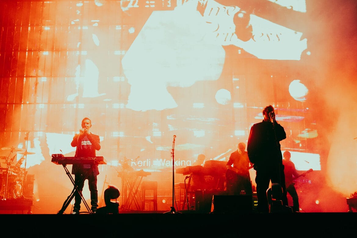 Massive Attack on battery powered main stage at LIDO Festival