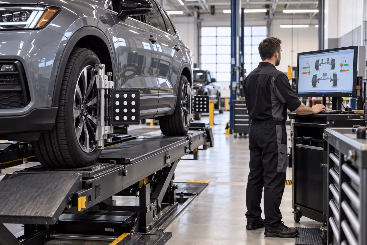 Wheel alignment service