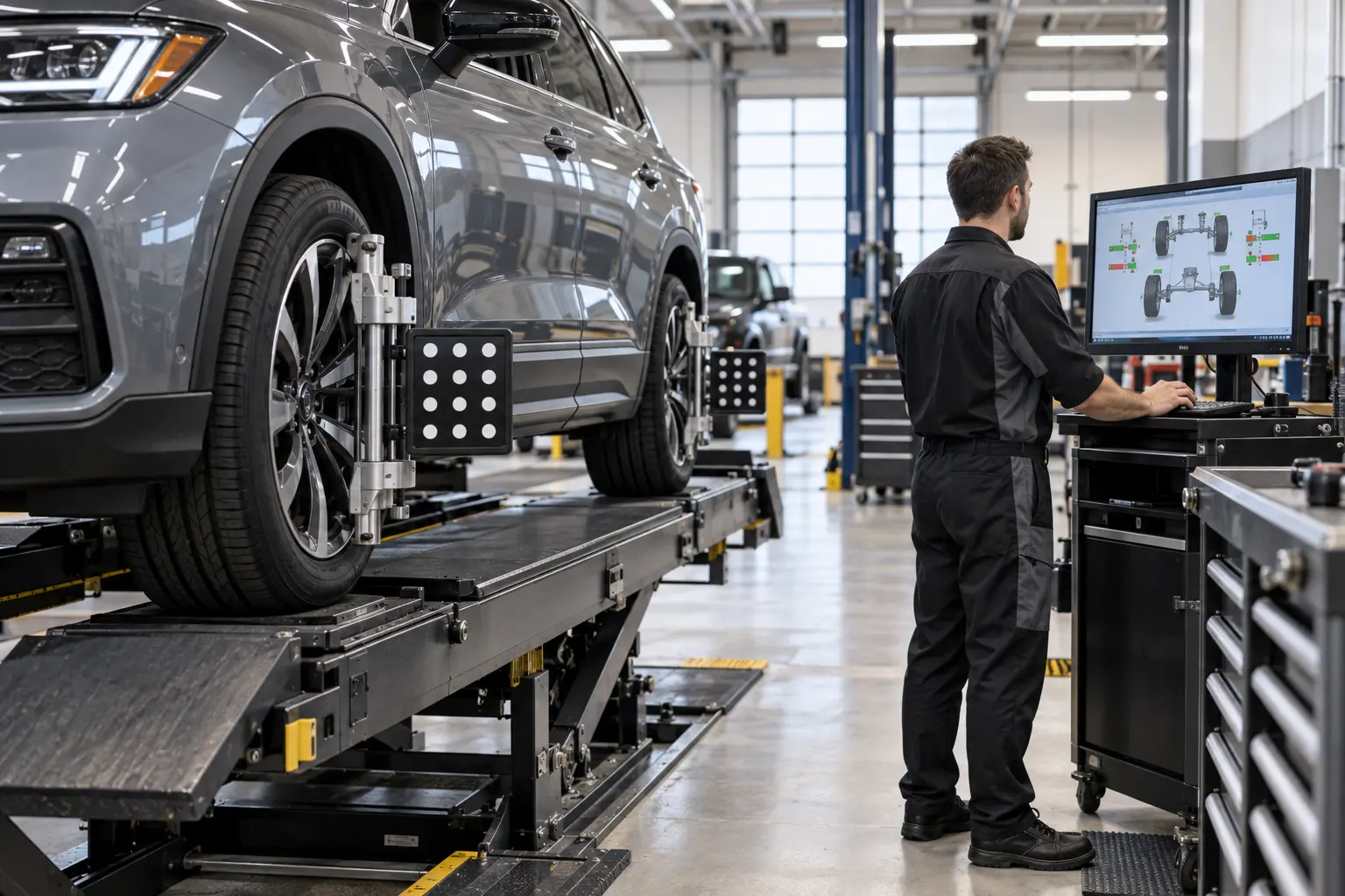 Wheel alignment service
