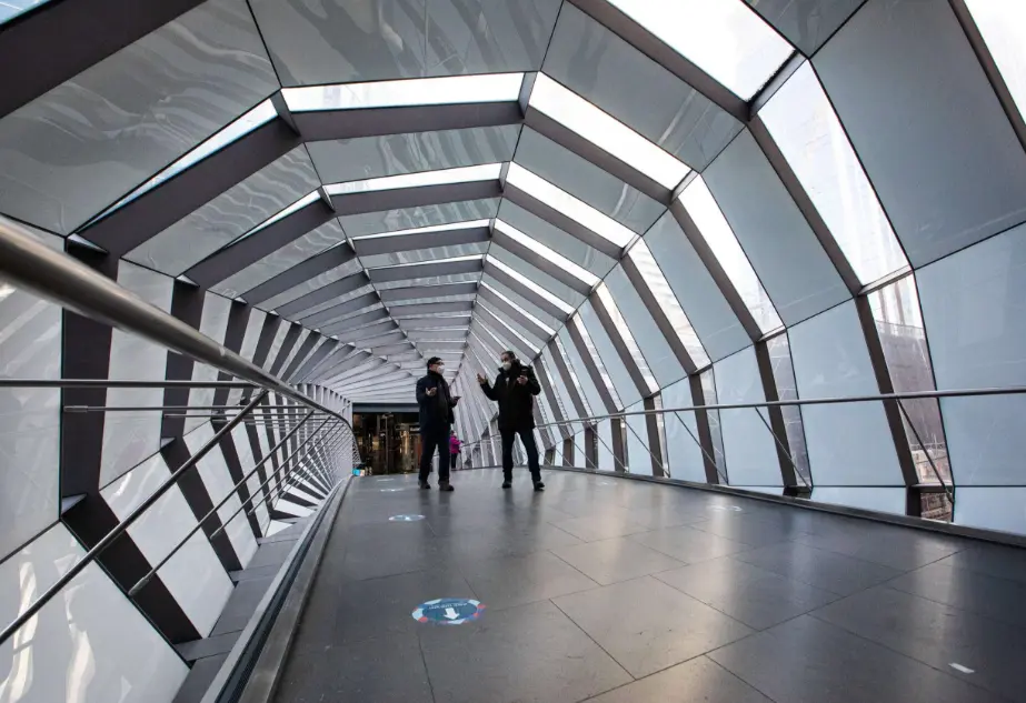 people in the PATH tunnels