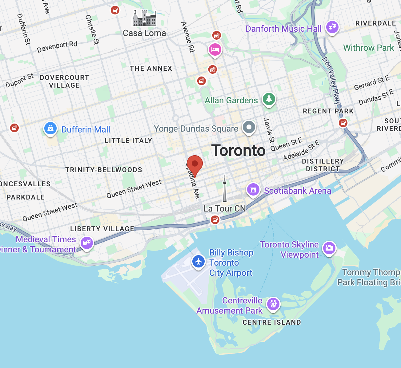 Downtown Toronto activities