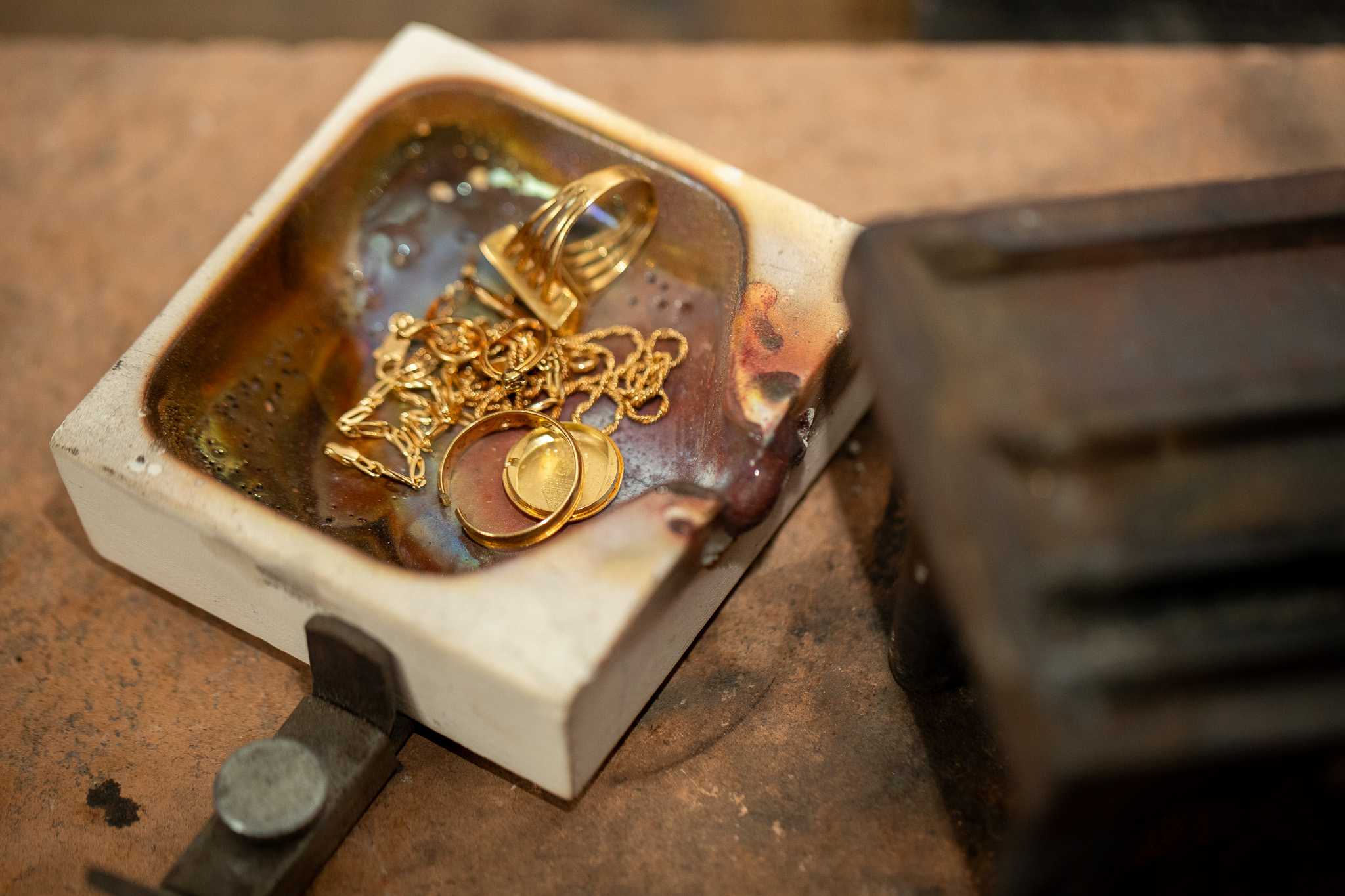 Schmuck einschmelzen 