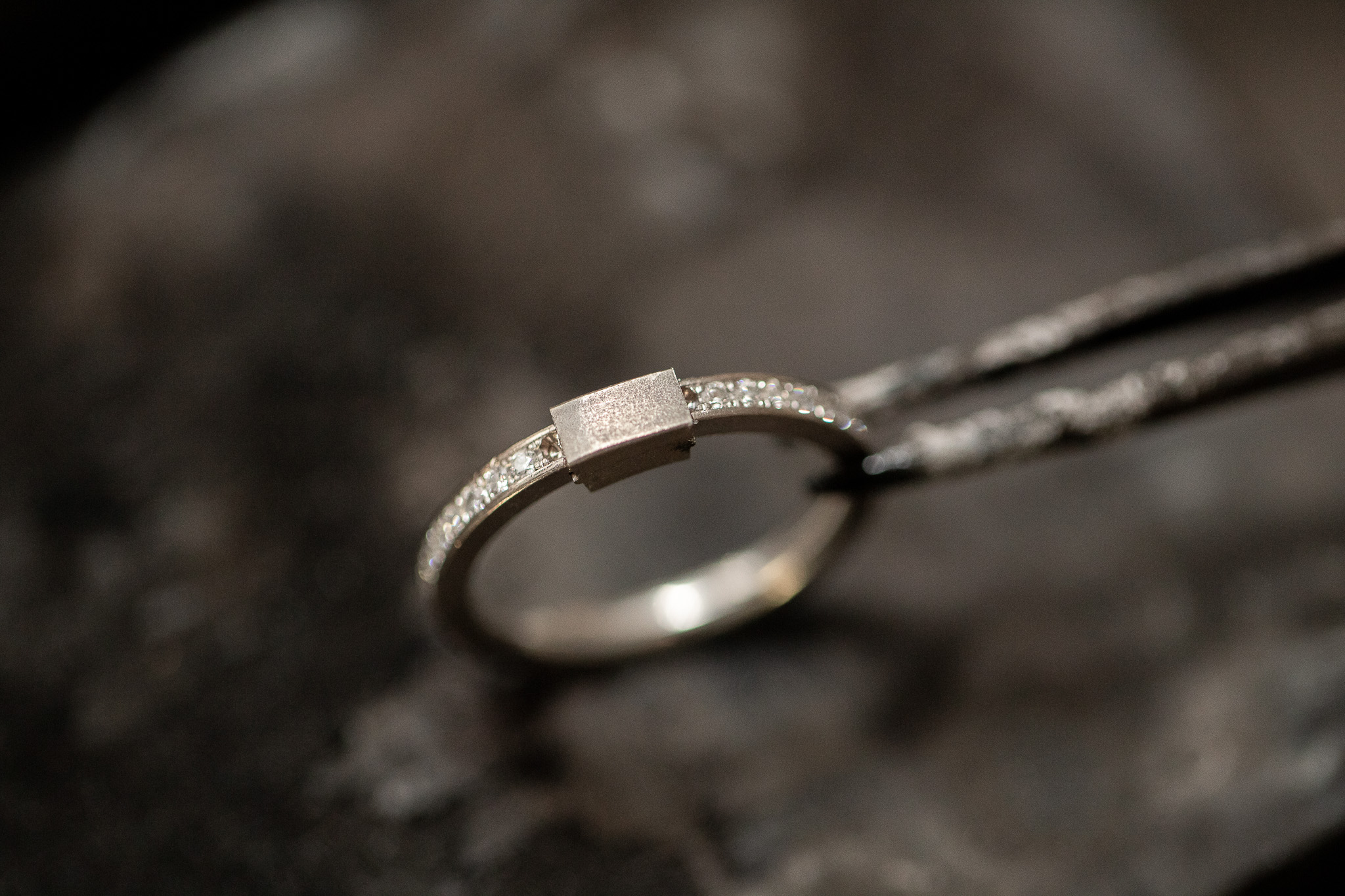 Weitenänderung Alliance in Weissgold 750 