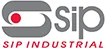 SIP Industrial logo with stylized S and red dot.