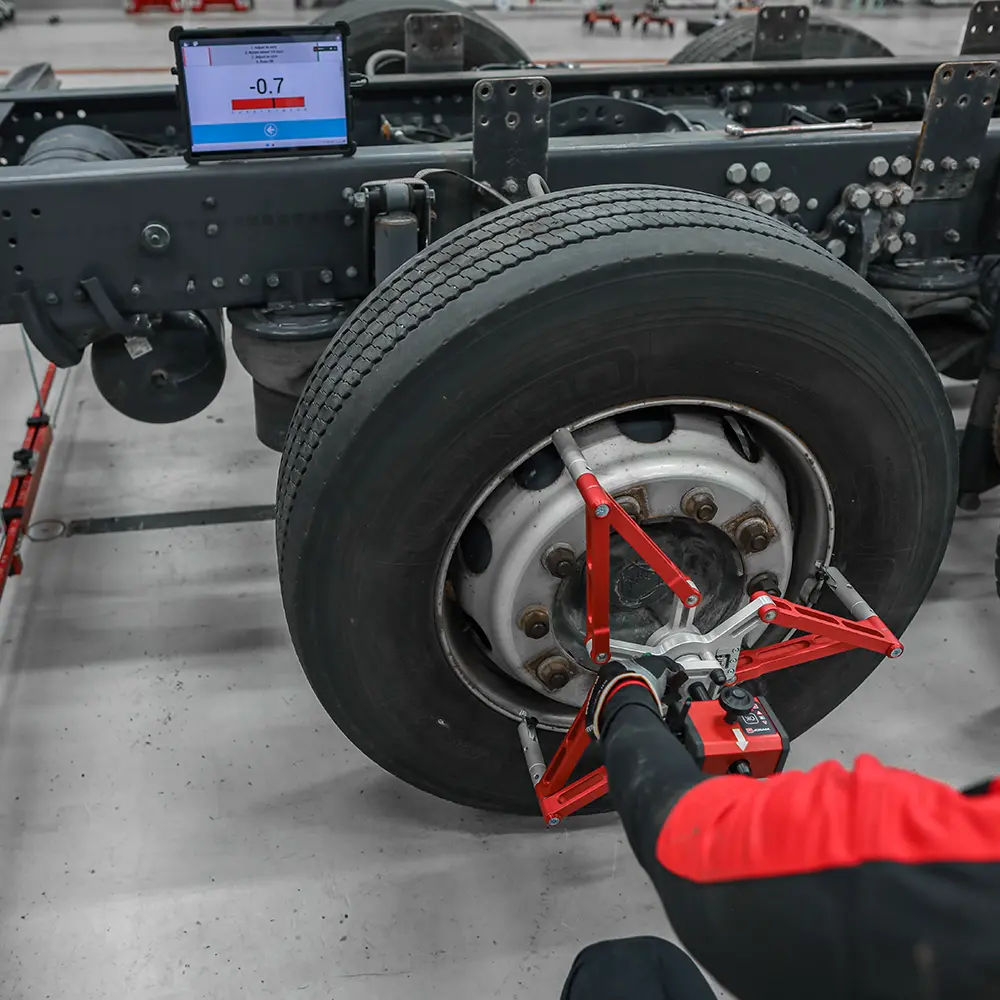Wheel clamp Calibration