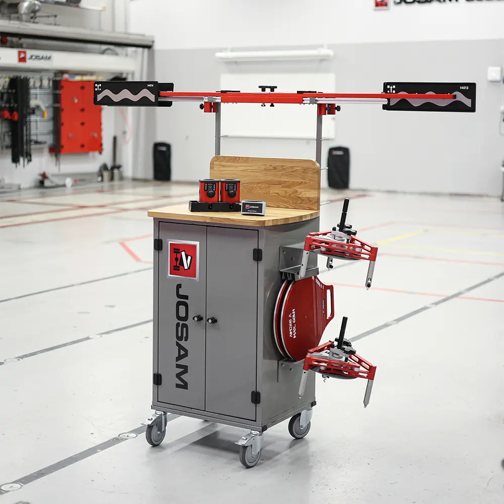 Cam aligner trolley