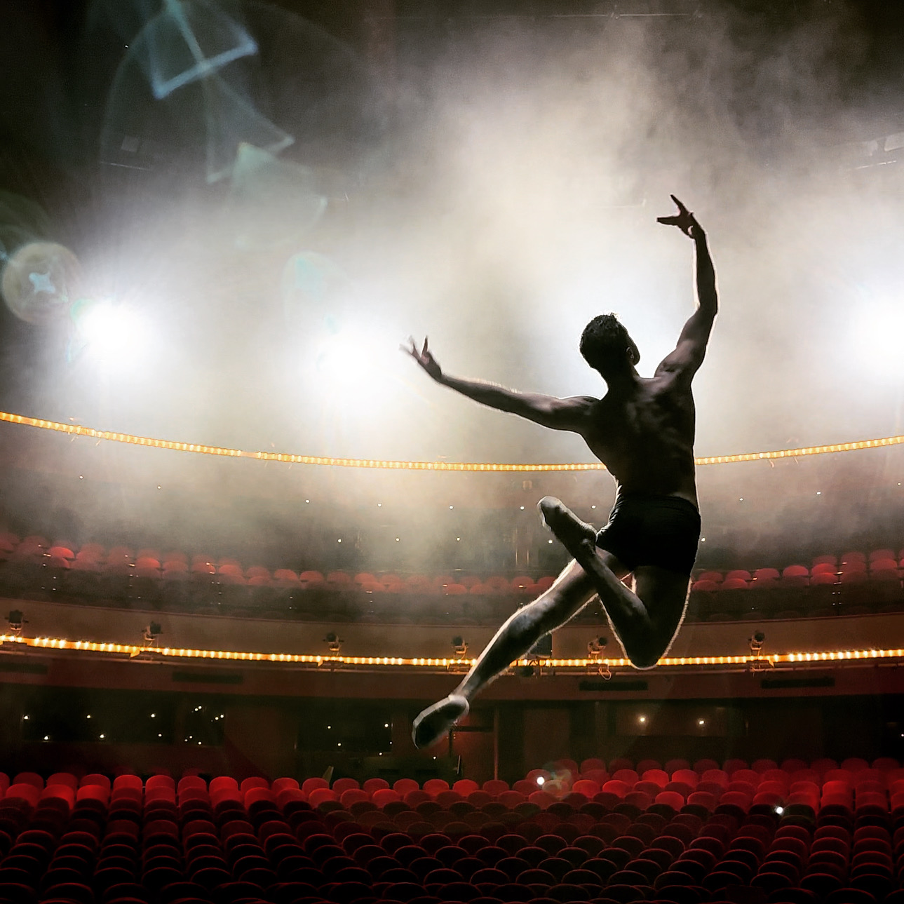 1833 Blackstage and a Dancer: Ahmad Joudeh