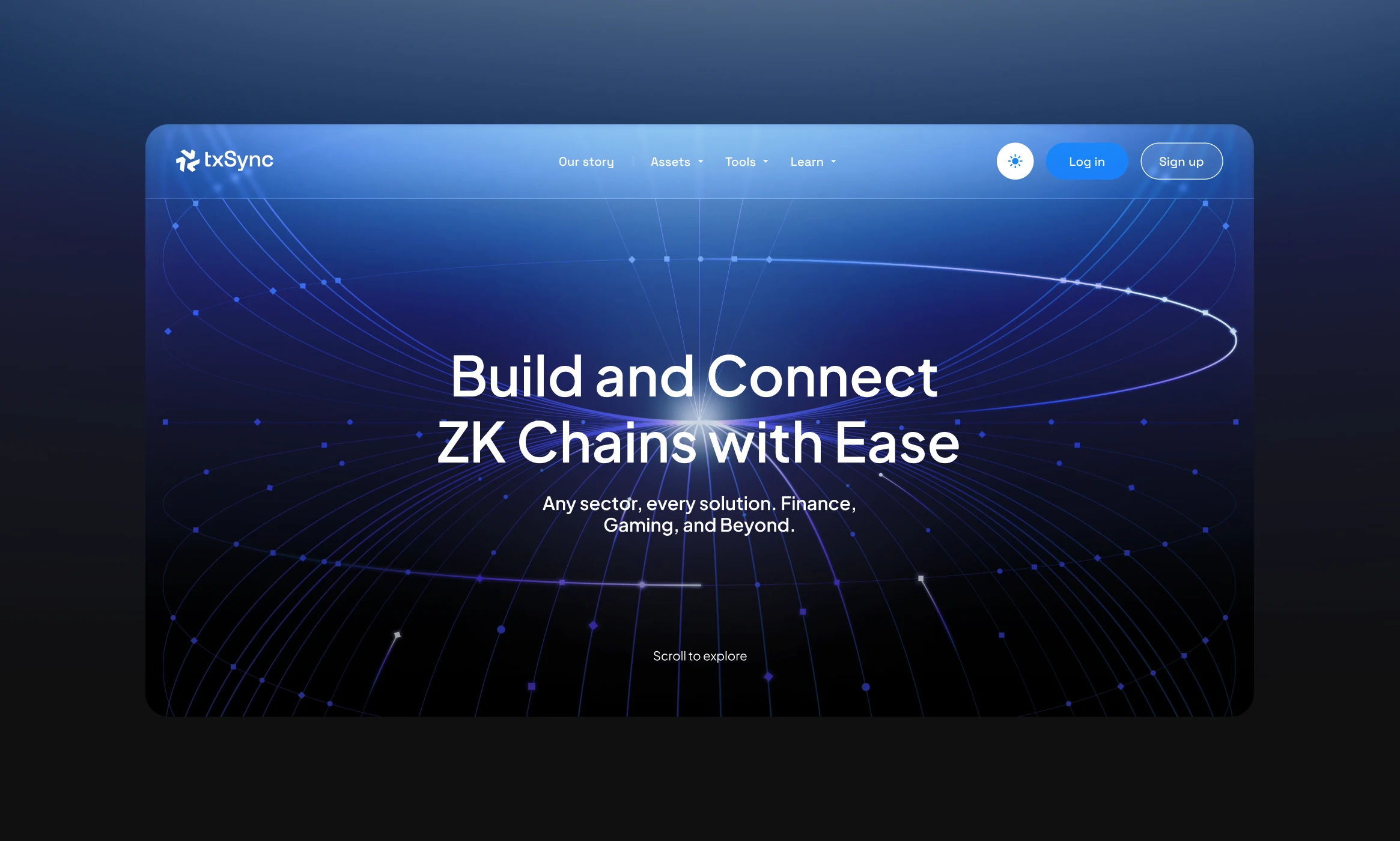 txSync website redesign