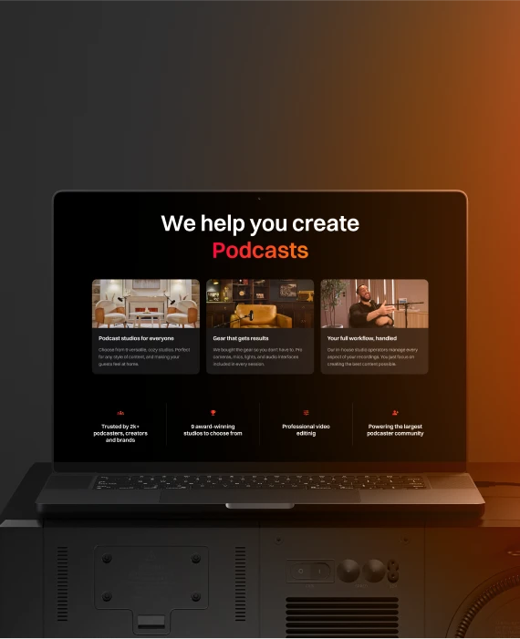 Poddster websites redesign