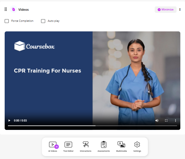woman with glasses doing training presentation generated by AI