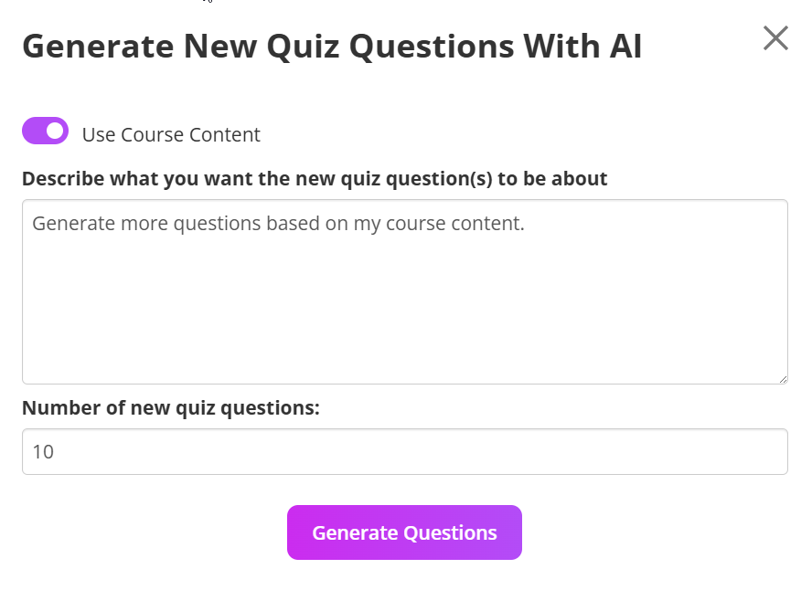 Creatore di corsi Coursebox AI