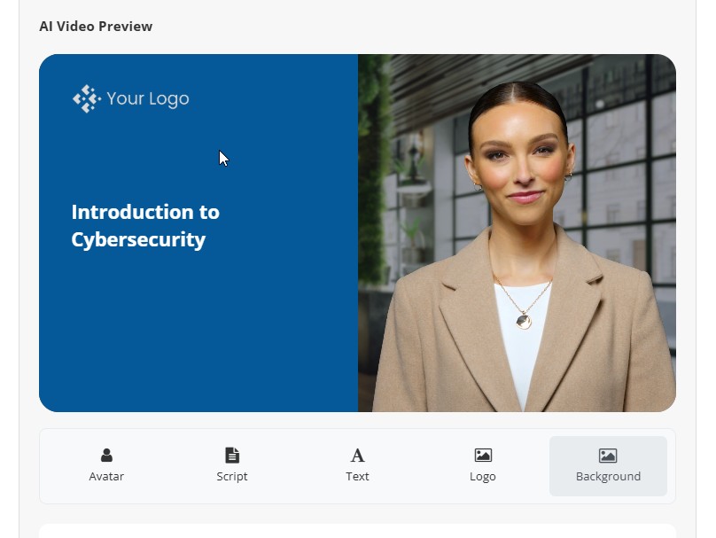 Coursebox AI training Video Generator