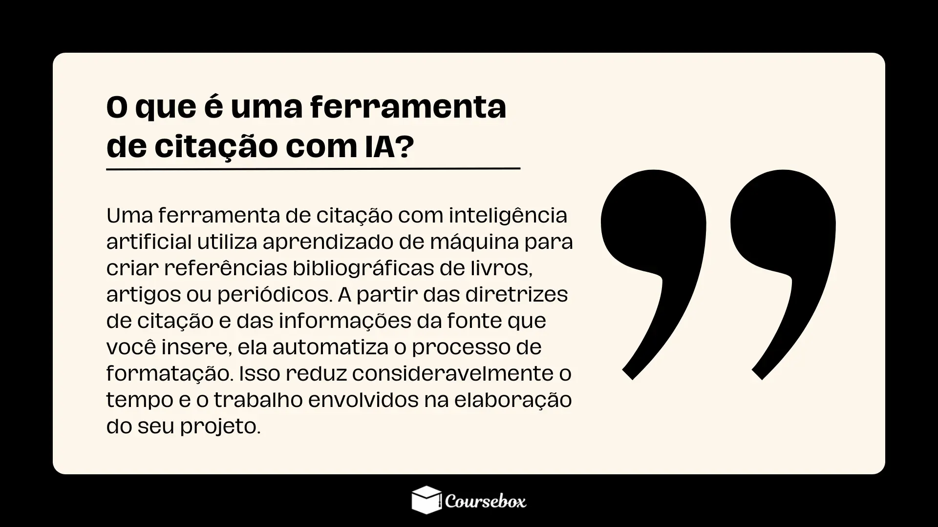 O que é uma ferramenta de citação com IA?