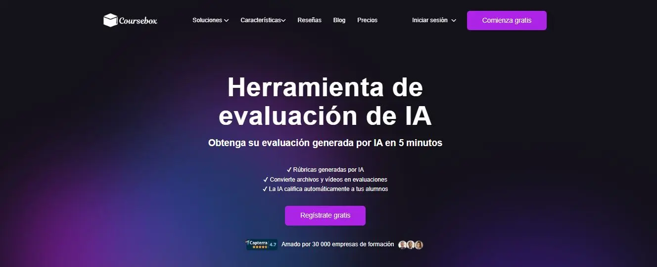 coursebox AI Evaluation Spanish