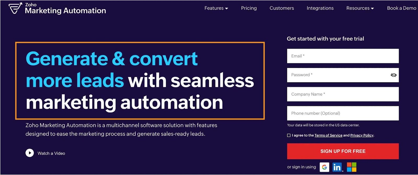 Zoho CRM + Zoho MarketingHub
