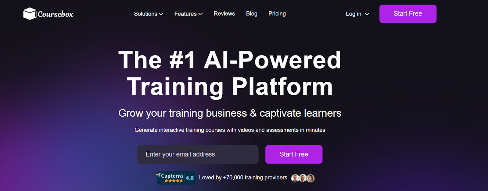AI-Powered training platform