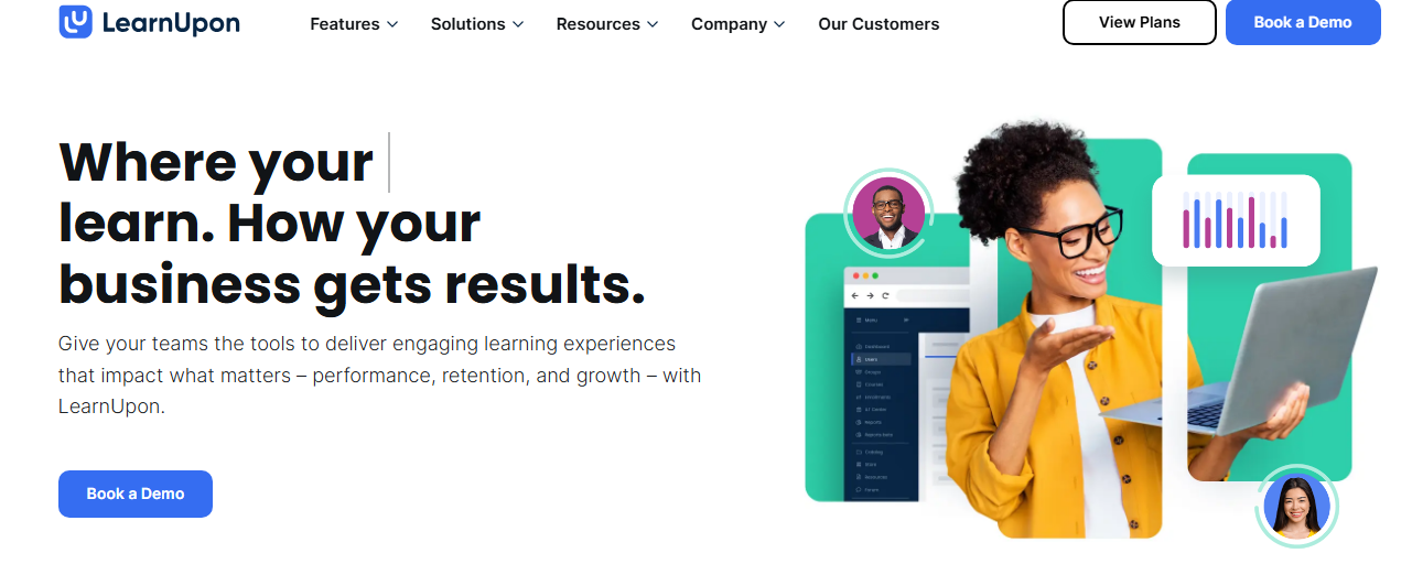 Companies use LearnUpon to train both their internal teams and external audiences