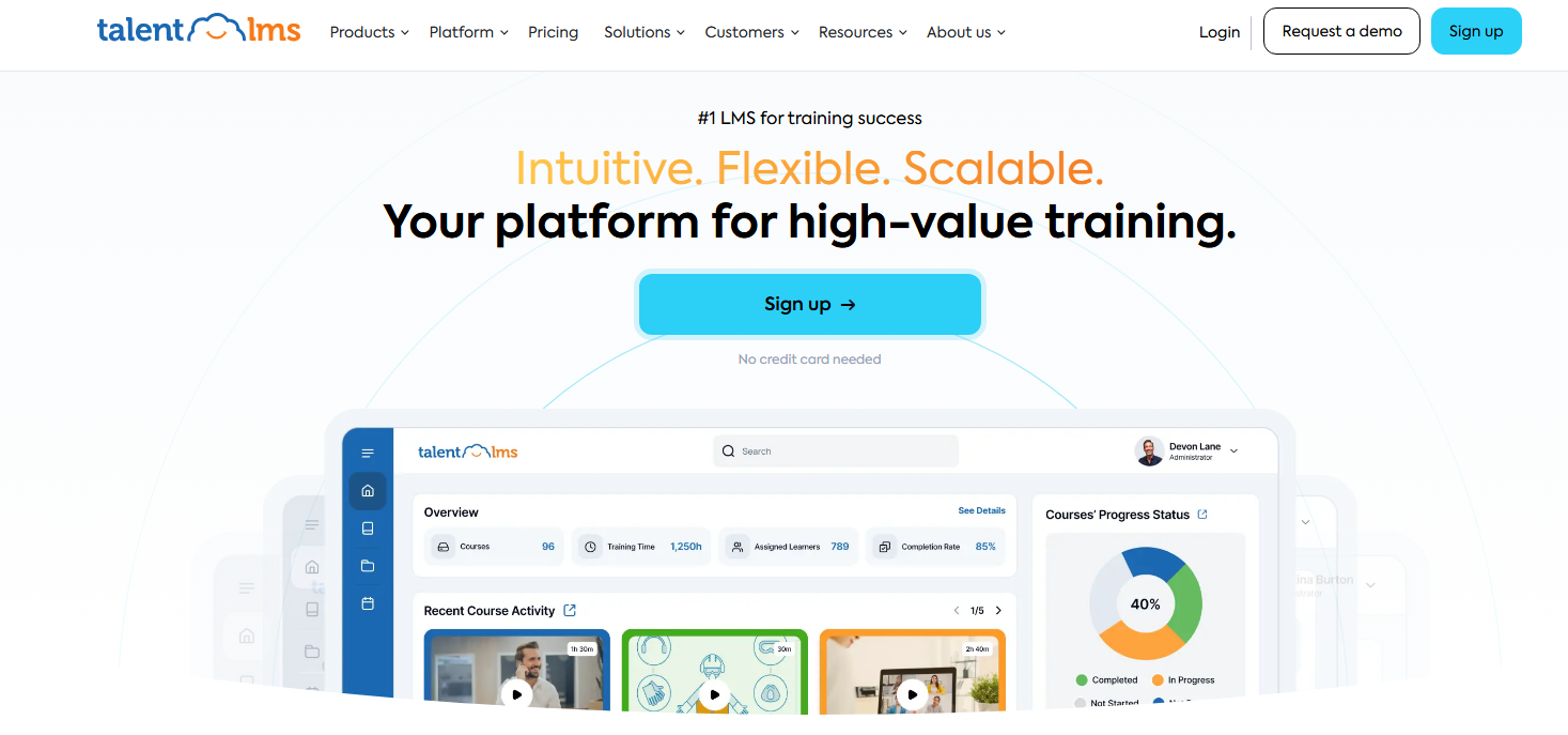 TalentLMS is well-suited for small to mid-sized UK businesses