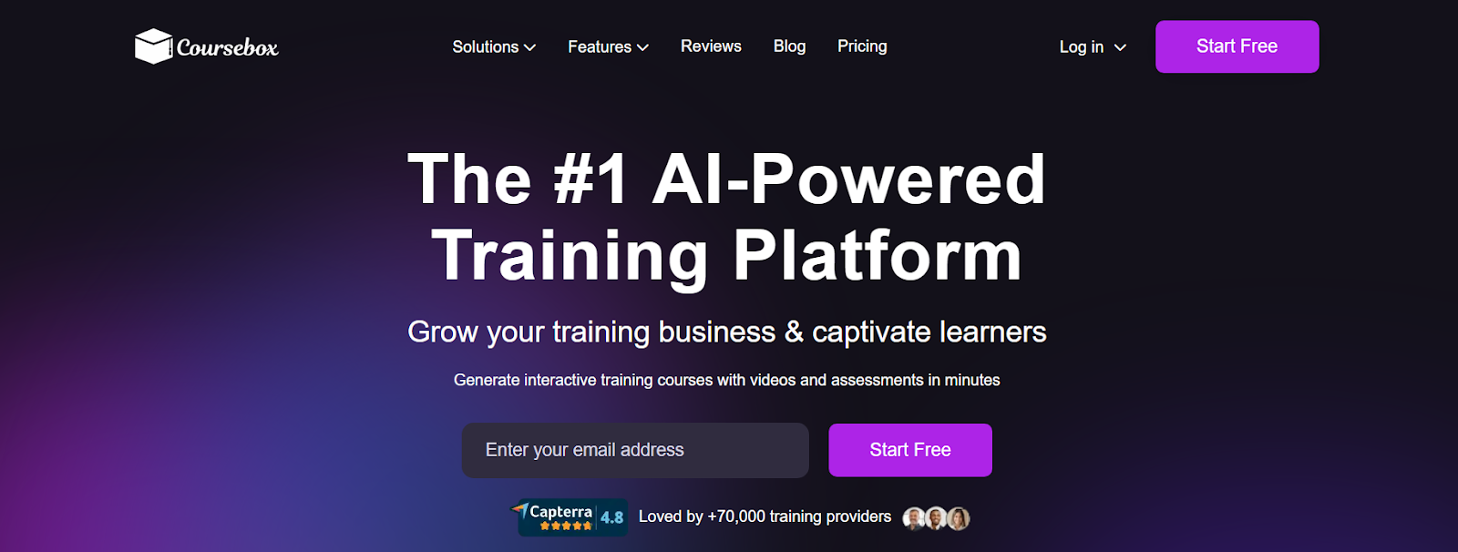 AI-Powered training platform