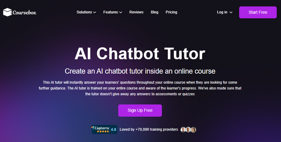 AI chatbot tutor