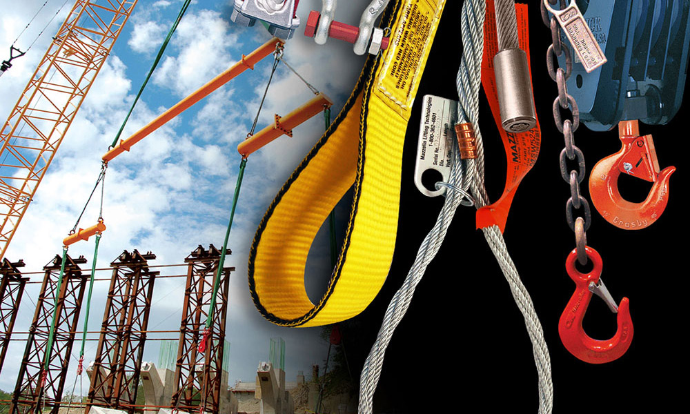 Different rigging equipment 