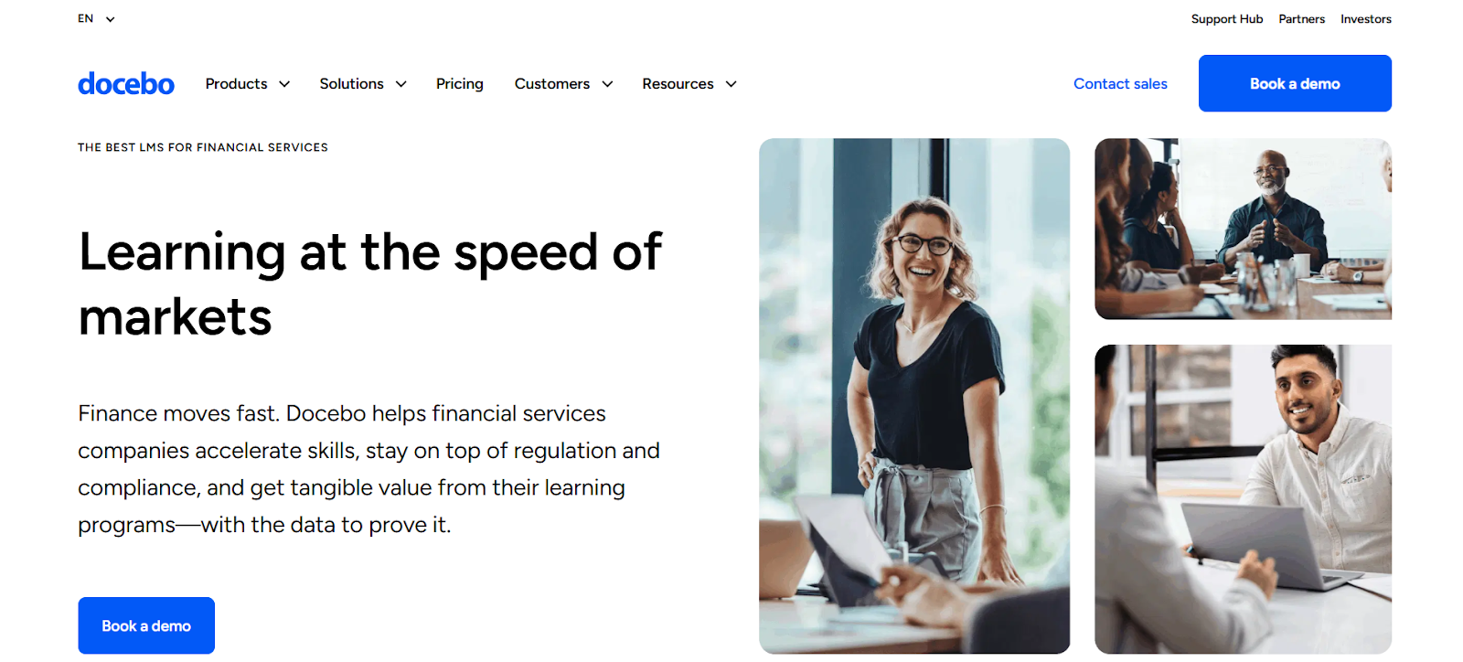 Learning at the speed o markets