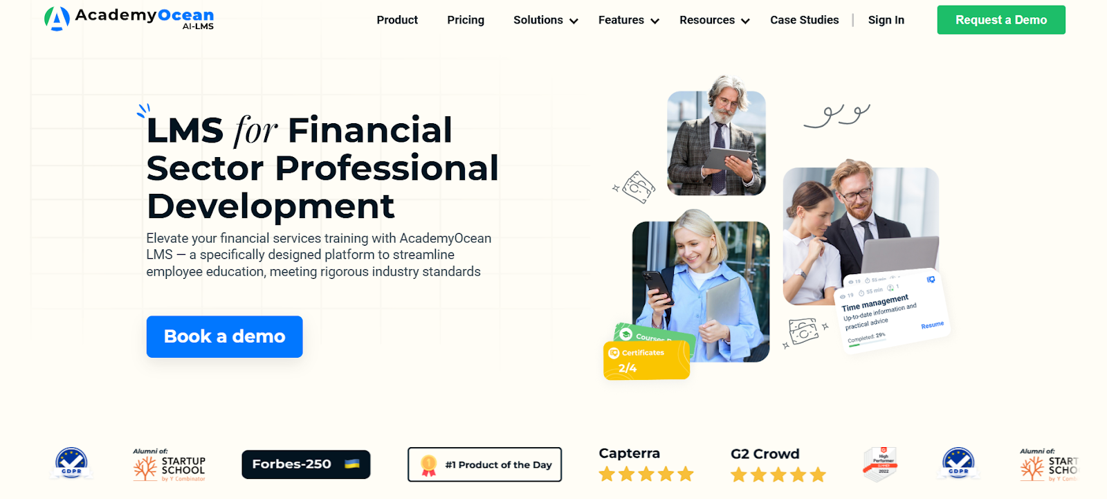 LMS for financial sector professional development